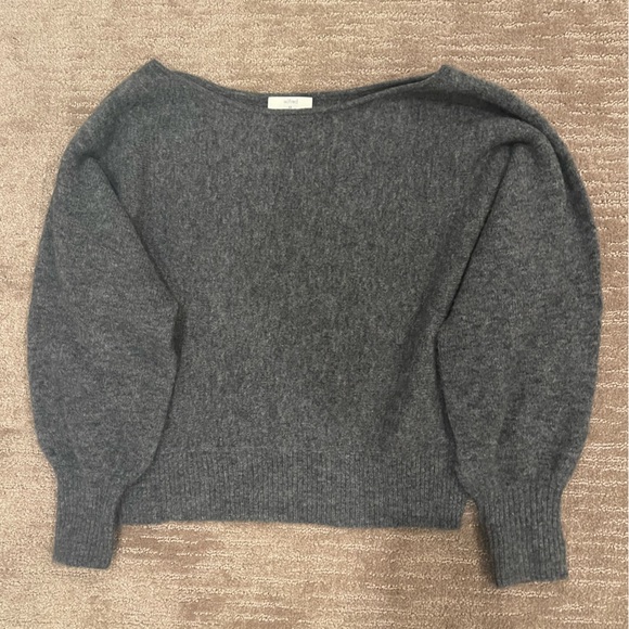 Aritzia Sweaters - Aritzia Boatneck Gray Wool/Cashmere Women's Sweater
